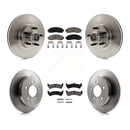 Disc Brake Rotor And Ceramic Pad Front Rear Kit For 2001 Ford Explorer Sport RWD