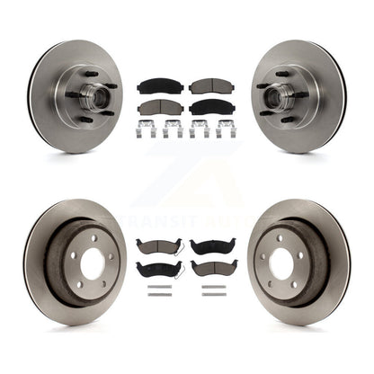 Disc Brake Rotors And Ceramic Pads Front Rear Kit For Mazda B2300