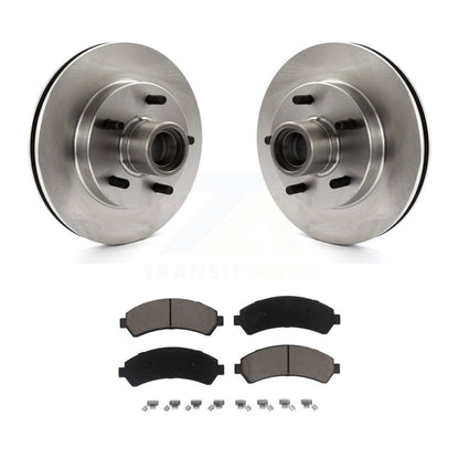 Disc Brake Rotors Hub And Ceramic Pads Front Kit For 2000 Chevrolet Blazer RWD