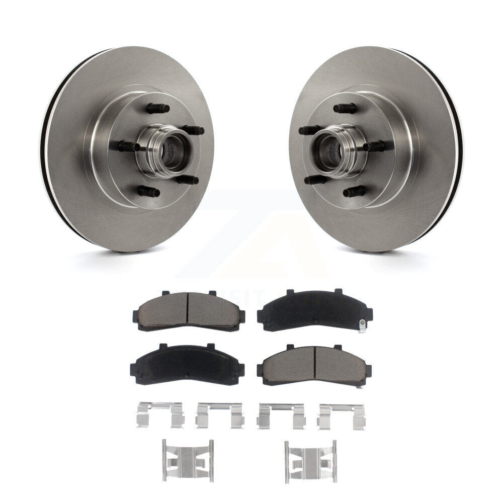 Brake Rotor Hub Ceramic Pad Front Kit For Ford Ranger Explorer Mazda B4000 B3000