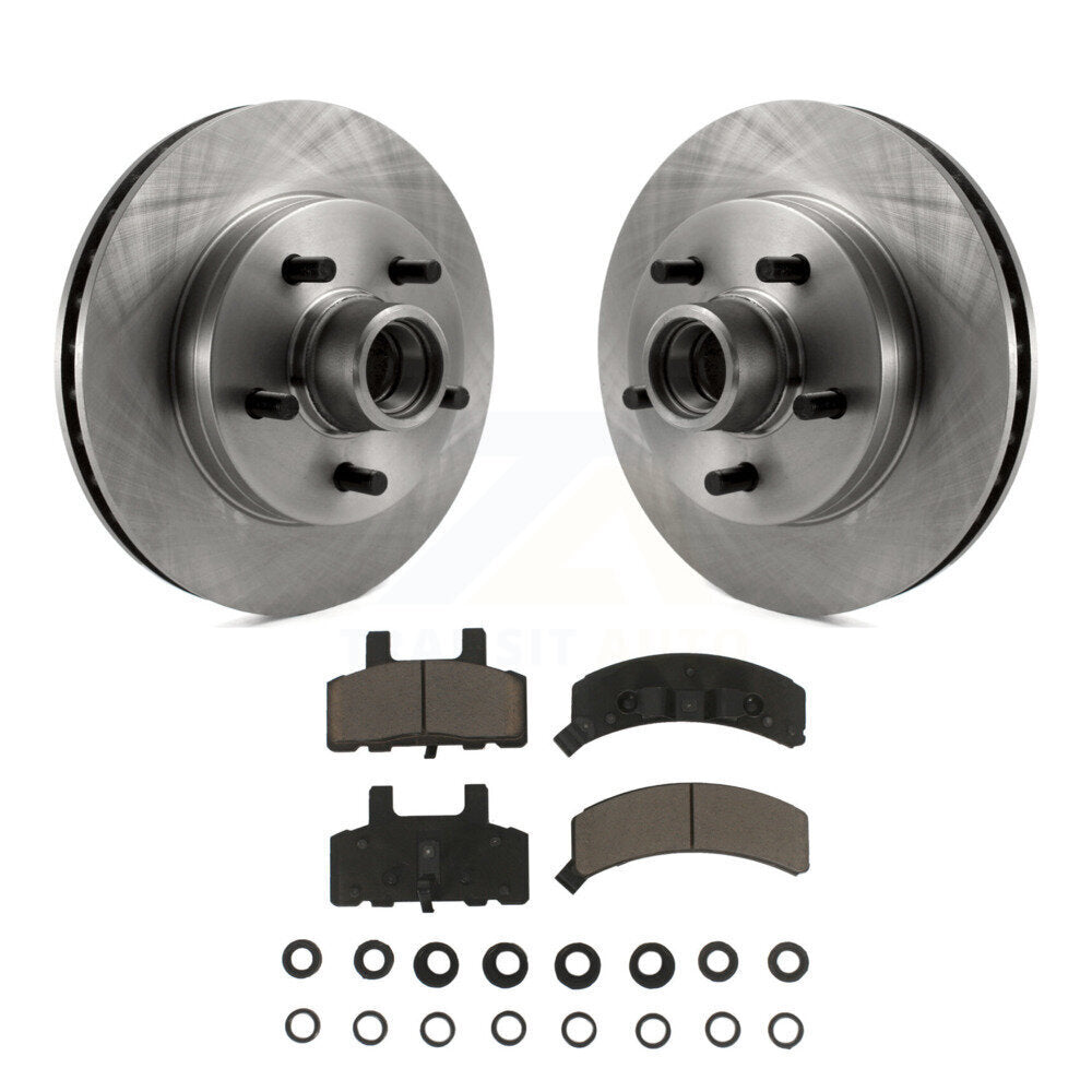 Brake Rotors & Ceramic Pad Front Kit For C1500 Chevrolet GMC Tahoe Yukon Express