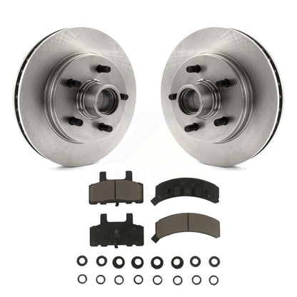 Disc Brake Rotors Hub And Ceramic Pad Front Kit For C1500 Chevrolet GMC Suburban