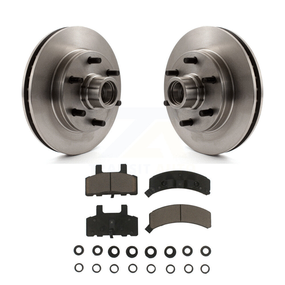 Brake Rotors & Ceramic Pad Front Kit For C2500 Chevrolet GMC Express 2500 Savana