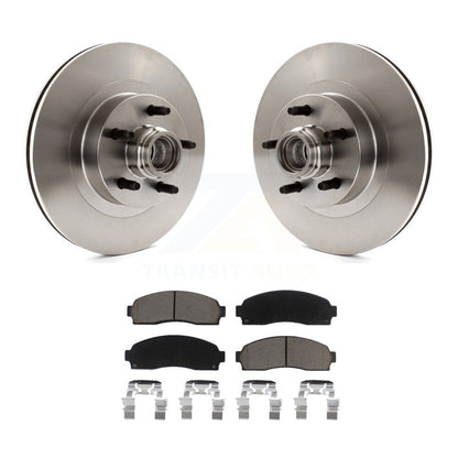 Disc Brake Rotors Hub And Ceramic Pad Front Kit For Ford Explorer Sport Trac RWD