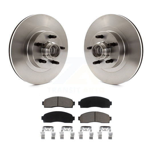 Disc Brake Rotors Hub And Ceramic Pad Front Kit For Ford Explorer Sport Trac RWD