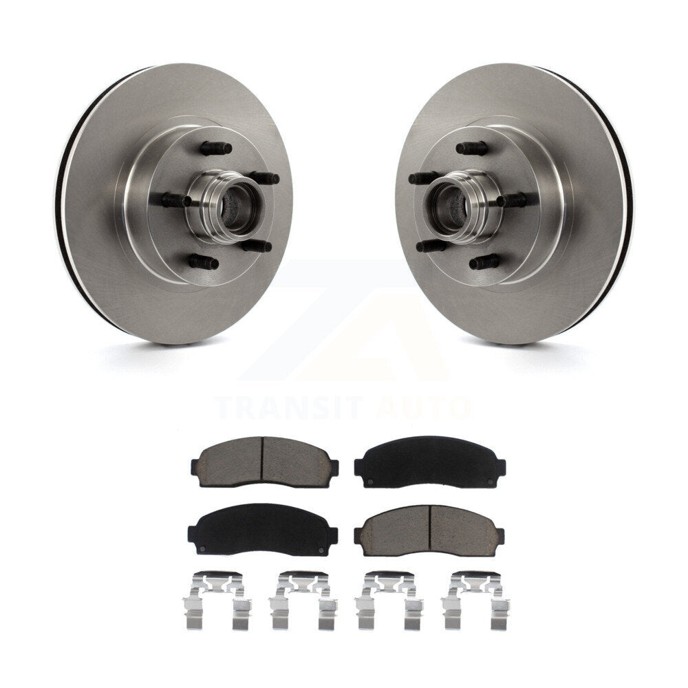 Disc Brake Rotor & Ceramic Pad Front Kit For Ford Ranger Mazda B3000 B2300 B4000