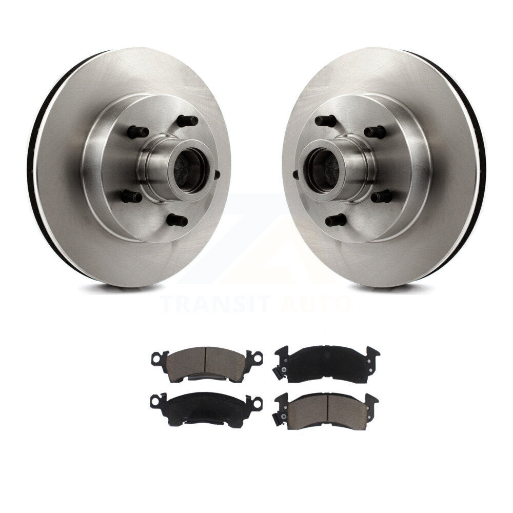 Brake Rotor Ceramic Pad Front Kit For Chevrolet GMC C10 C1500 G20 G2500 Cadillac