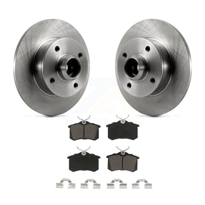 Disc Brake Rotor & Ceramic Pad Rear Kit For Volkswagen Golf Jetta Passat Corrado