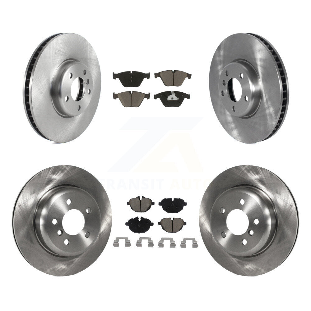 Disc Brake Rotors And Ceramic Pads Front Rear Kit (6Pc) For BMW 535i