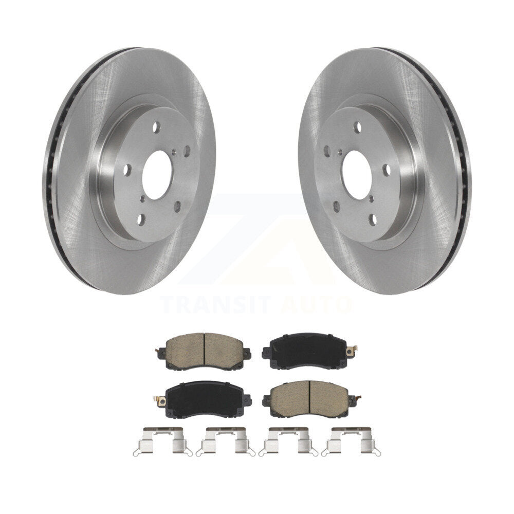 Disc Brake Rotors And Ceramic Pads Front Kit For Subaru Forester