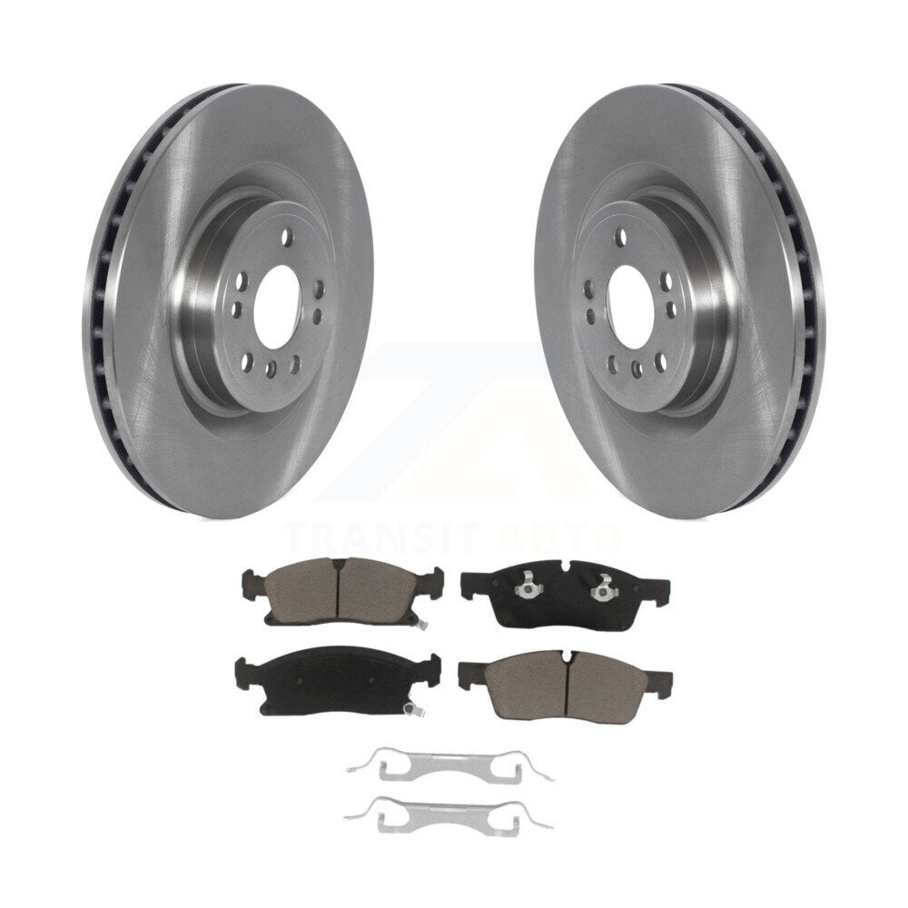 Brake Rotors & Ceramic Pad Front Kit For Mercedes-Benz ML350 GLE400 GLE350 ML400