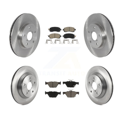Disc Brake Rotors And Ceramic Pads Front Rear Kit For Subaru Forester