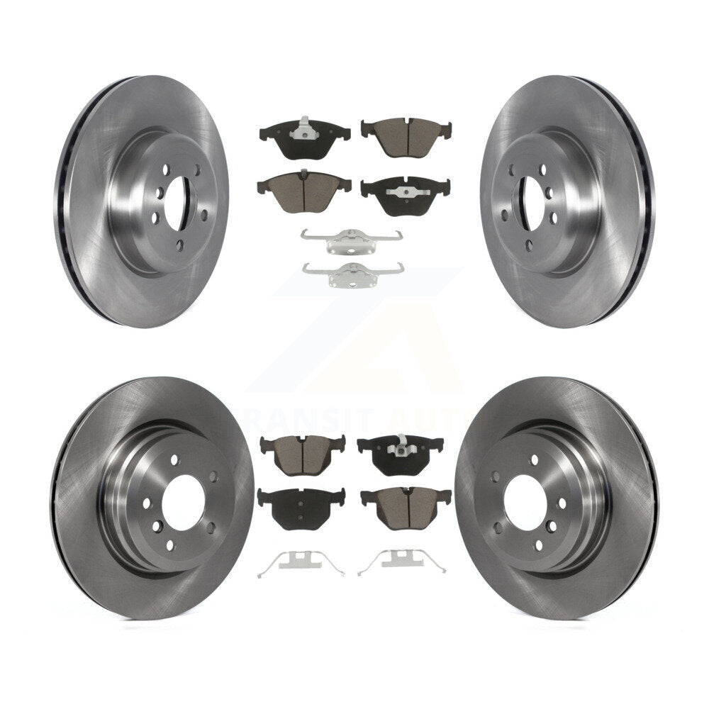 Disc Brake Rotors Ceramic Pad Front Rear Kit For 2012 BMW 335i Convertible/Coupe