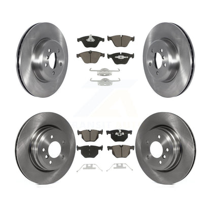 Disc Brake Rotors Ceramic Pad Front Rear Kit For 2012 BMW 335i Convertible/Coupe