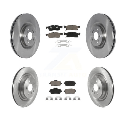 Disc Brake Rotors And Ceramic Pads Front Rear Kit For Mercedes-Benz GLS450 ML250