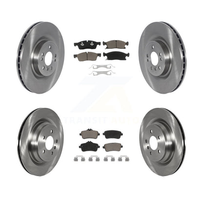 Brake Rotor Ceramic Pad Front Rear Kit For Mercedes-Benz GLE400 With AMG Package