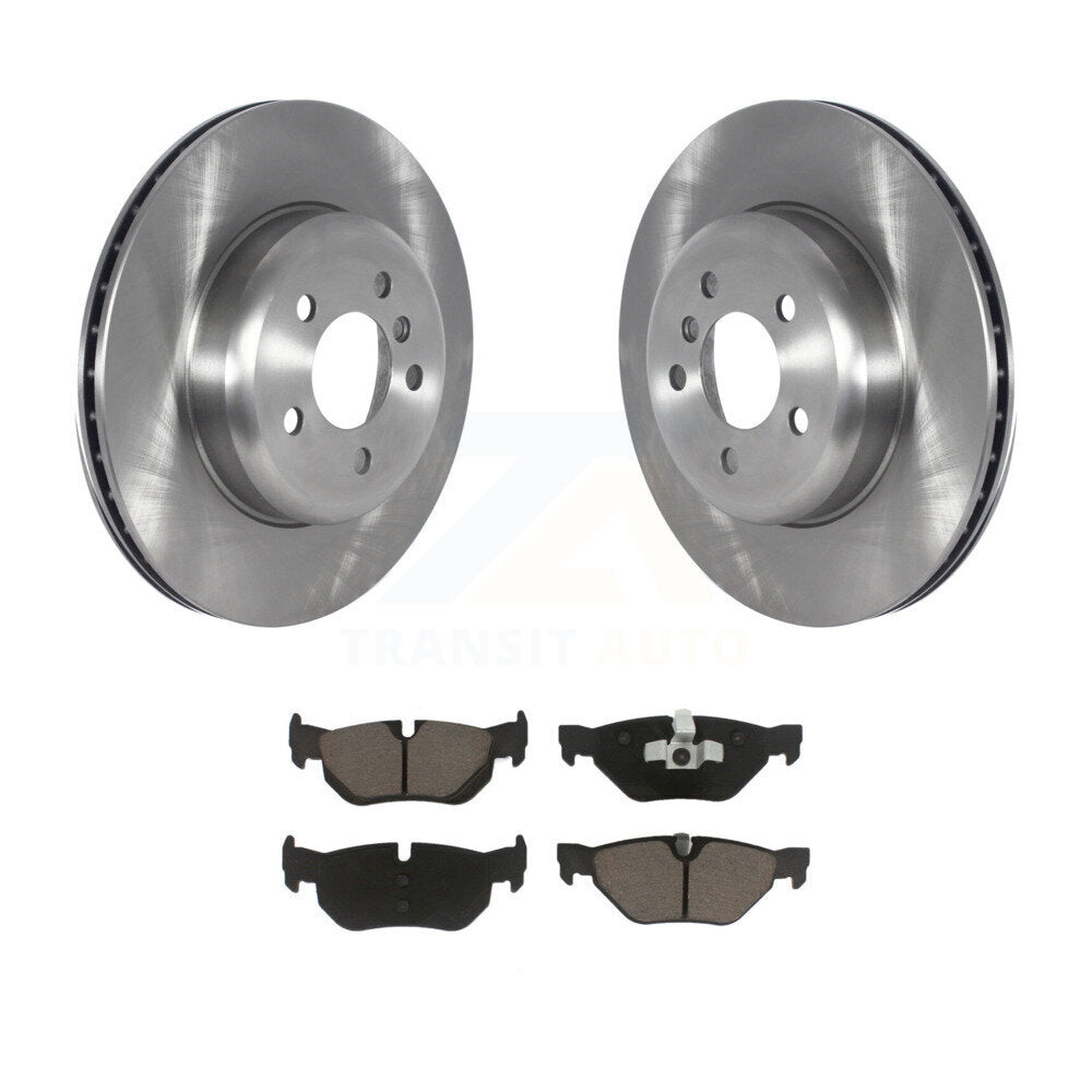 Disc Brake Rotors And Ceramic Pads Rear Kit For 2013 BMW 328i xDrive 3.0L