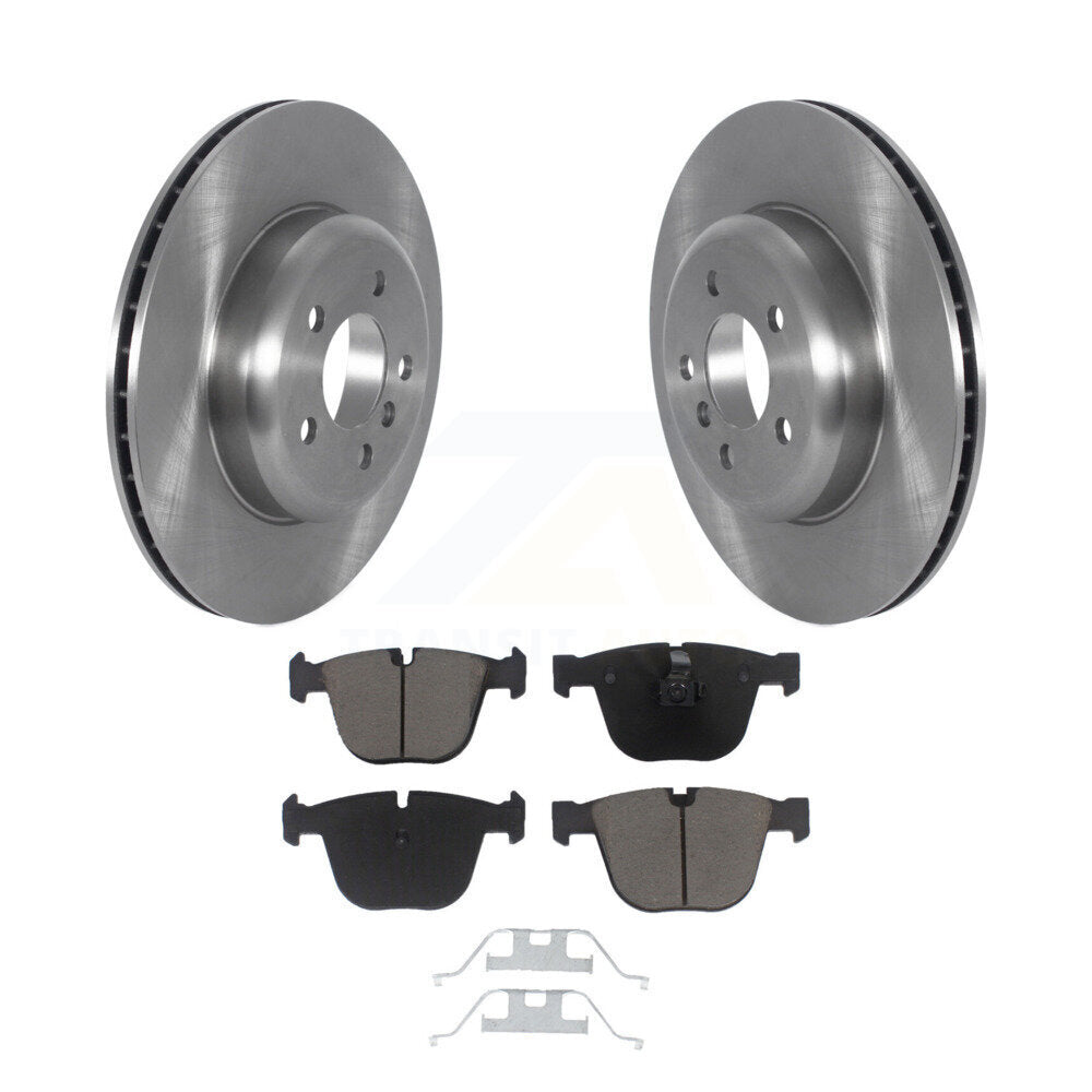Brake Rotors Ceramic Pad Rear Kit For BMW 535i GT xDrive 740Li 740i ActiveHybrid