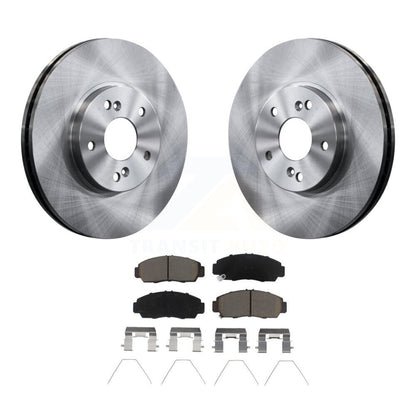 Disc Brake Rotors And Ceramic Pads Front Kit For Honda Accord Acura TSX