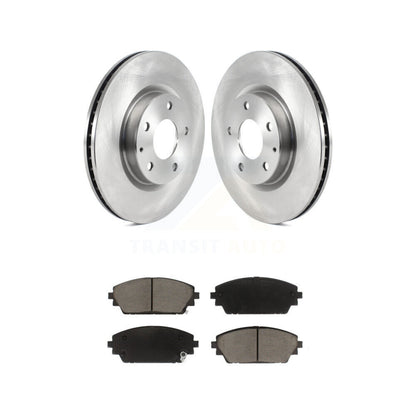 Disc Brake Rotors And Ceramic Pads Front Kit For Mazda 3 Sport AWD