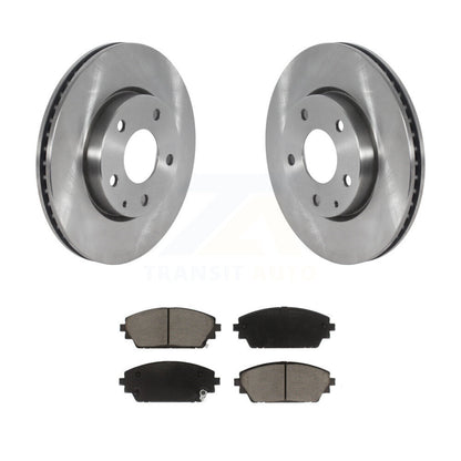 Disc Brake Rotors And Ceramic Pads Front Kit For Mazda 3 Sport FWD