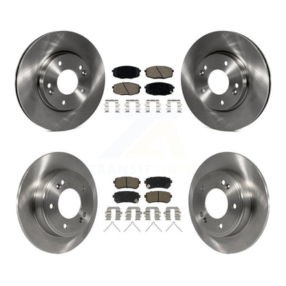 Disc Brake Rotors And Ceramic Pads Front Rear Kit For Hyundai Kona Kia Seltos