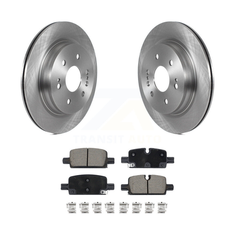 Brake Rotor & Ceramic Pad Rear Kit For Chevrolet GMC Silverado 1500 Sierra Yukon
