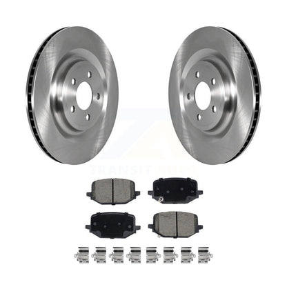 Disc Brake Rotor & Ceramic Pad Rear Kit For Ford Explorer Lincoln Aviator Police