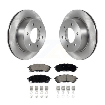Disc Brake Rotors And Ceramic Pads Rear Kit For 2019-2023 Ford Ranger