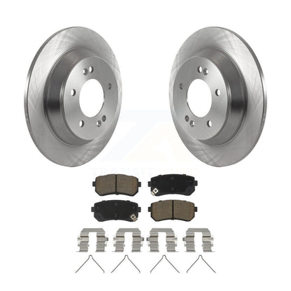Disc Brake Rotors And Ceramic Pads Rear Kit For Hyundai Kona