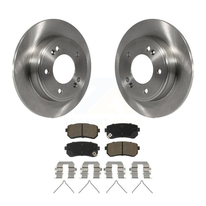 Disc Brake Rotors And Ceramic Pads Rear Kit For Hyundai Kona Kia Seltos