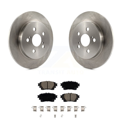 Brake Rotors Ceramic Pad Rear Kit For Toyota Corolla With Electric Parking