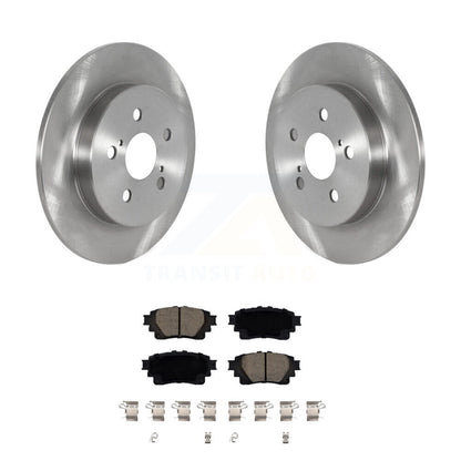 Disc Brake Rotors And Ceramic Pads Rear Kit For Toyota Corolla