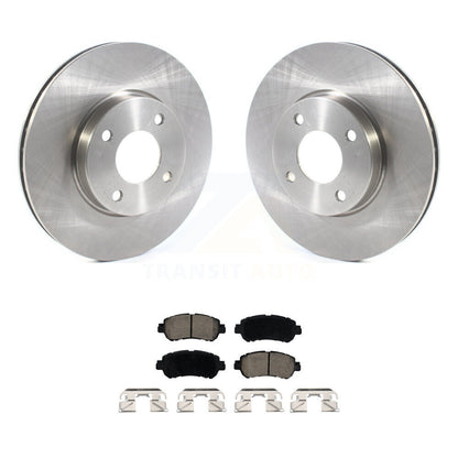 Disc Brake Rotors And Ceramic Pads Front Kit For Nissan Kicks Versa