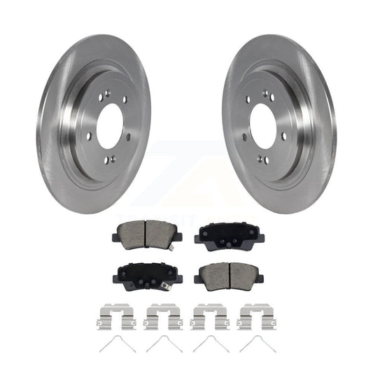 Disc Brake Rotors And Ceramic Pads Rear Kit For Kia Sportage Hyundai Tucson Nexo