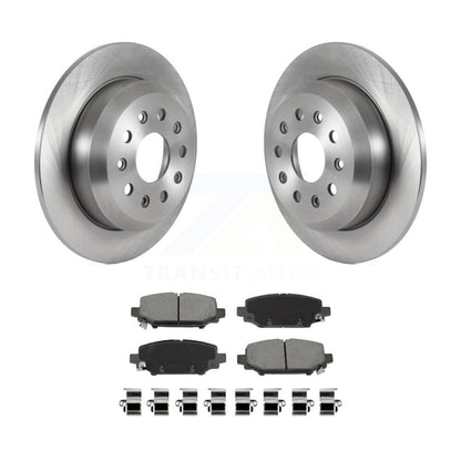 Disc Brake Rotors And Ceramic Pads Rear Kit For 2018-2020 Jeep Wrangler Sport