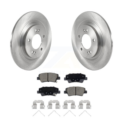 Brake Rotor And Ceramic Pad Rear Kit For Kia Cadenza With Electric Parking