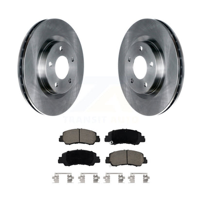 Disc Brake Rotors And Ceramic Pads Front Kit For Mitsubishi Eclipse Cross