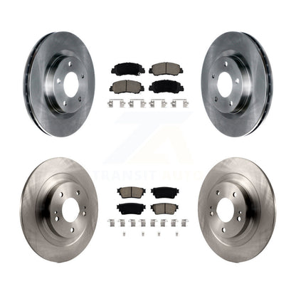 Disc Brake Rotors And Ceramic Pads Front Rear Kit For Mitsubishi Eclipse Cross