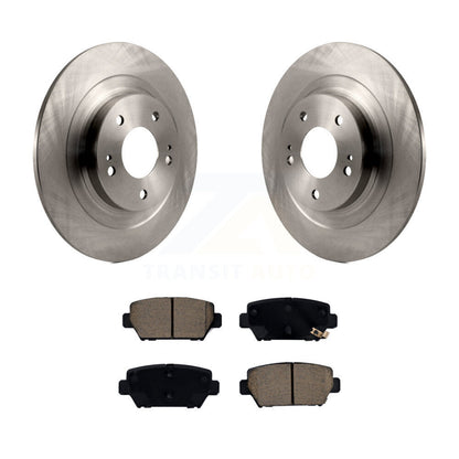 Disc Brake Rotors And Ceramic Pads Rear Kit For Mitsubishi Eclipse Cross