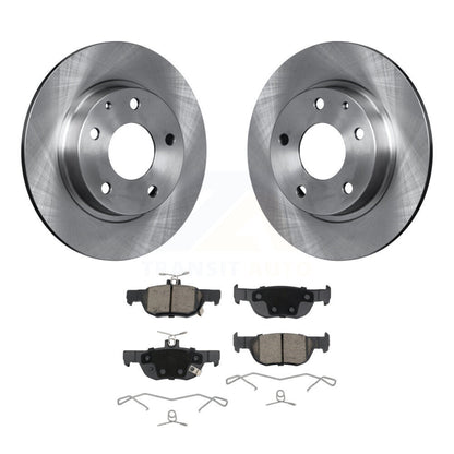 Disc Brake Rotors And Ceramic Pads Rear Kit For Mazda 3 CX-30 Sport