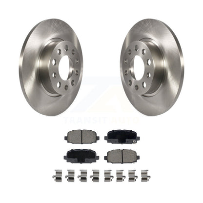 Disc Brake Rotors And Ceramic Pads Rear Kit For Jeep Compass