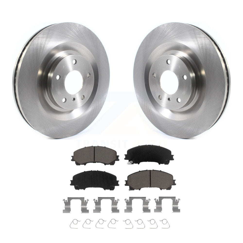 Disc Brake Rotors And Ceramic Pads Front Kit For INFINITI QX50 QX55