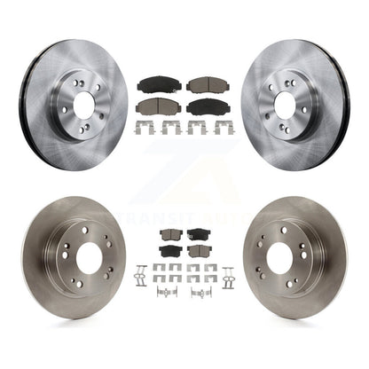 Disc Brake Rotors And Ceramic Pads Front Rear Kit For Honda Accord