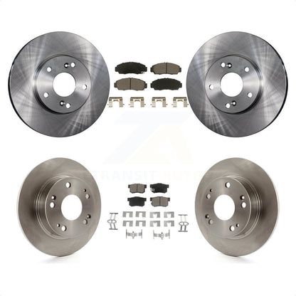 Disc Brake Rotors And Ceramic Pads Front Rear Kit For Honda Accord