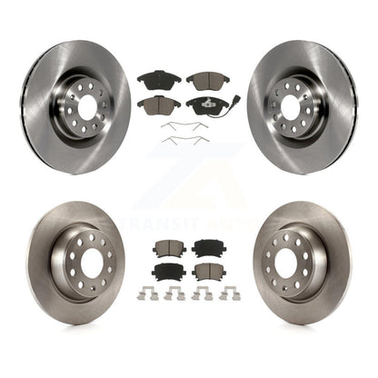 Disc Brake Rotors And Ceramic Pads Front Rear Kit For Volkswagen CC