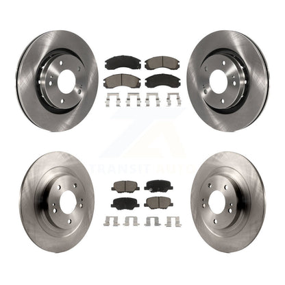Disc Brake Rotors And Ceramic Pads Front Rear Kit For Mitsubishi Outlander PHEV