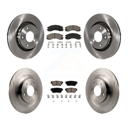 Disc Brake Rotors And Ceramic Pads Front Rear Kit For Mitsubishi Outlander PHEV