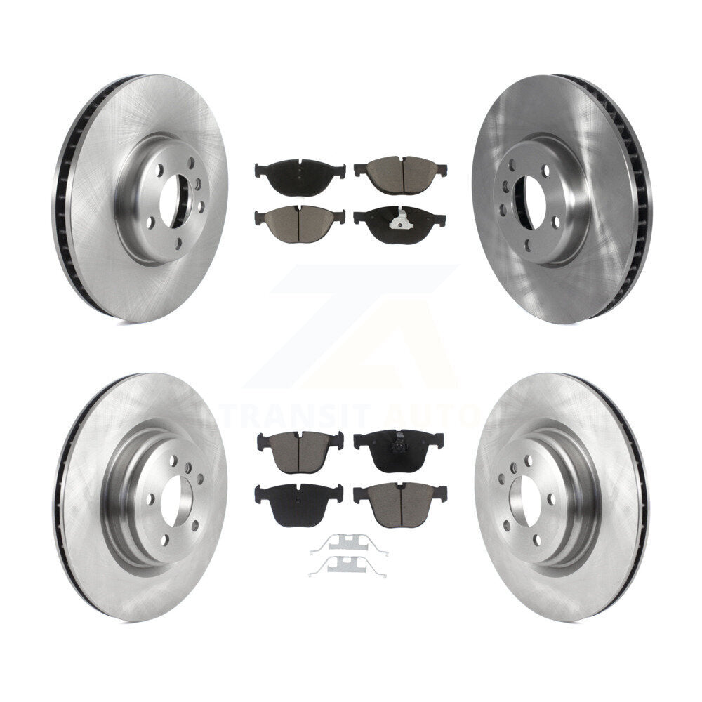 Disc Brake Rotors & Ceramic Pad Front Rear Kit (6Pc) For 2013 BMW ActiveHybrid 7