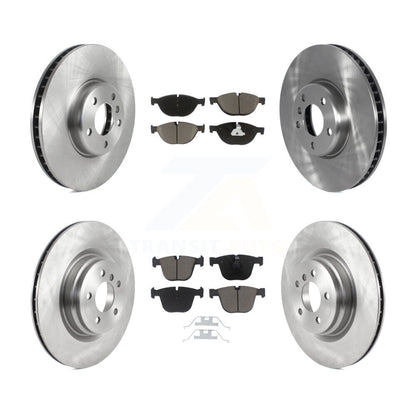 Disc Brake Rotors & Ceramic Pad Front Rear Kit (6Pc) For 2013 BMW ActiveHybrid 7